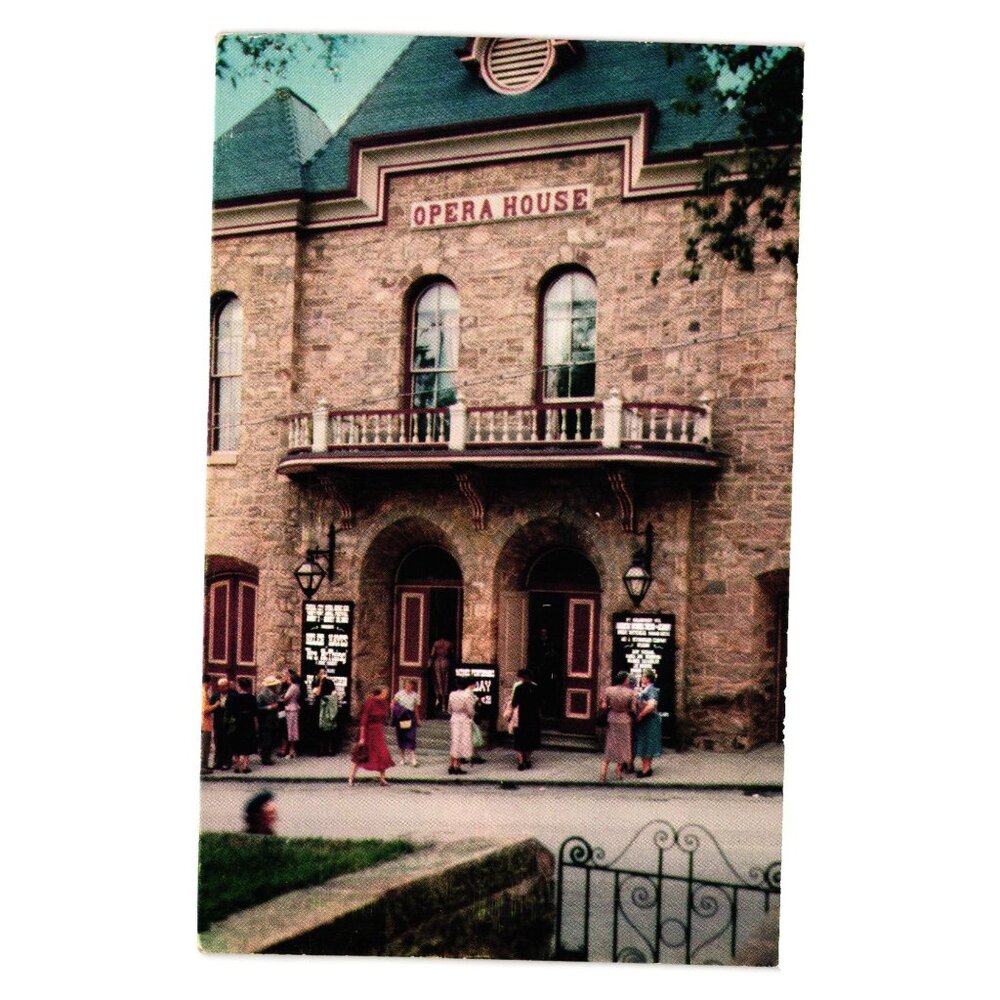 Vintage Opera House Postcard Central City Colorado 1970 1980 Tourist Attraction